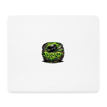 Pucked Up Graffiti Neon - Mouse Pad (horizontal) - white - Front