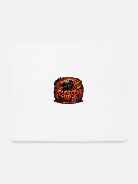Firepuck Graffiti  - Mousepad (Querformat) - Weiß