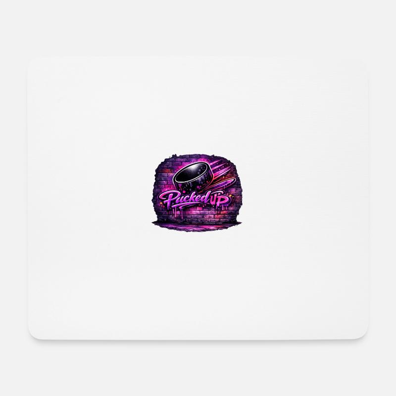 Picked Up Neon Graffiti - Mousepad (Querformat) - Weiß