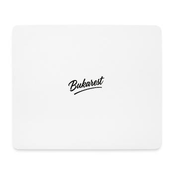 Bucharest Script Vintage Logo - Mouse Pad (horizontal) - white - Front