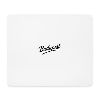 Budapest Script Schriftzug Reise-Souvenir - Mousepad (Querformat) - Weiß - Vorne