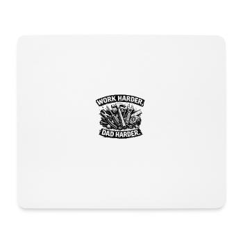 Father work: More commitment - Mouse Pad (horizontal) - white - Front