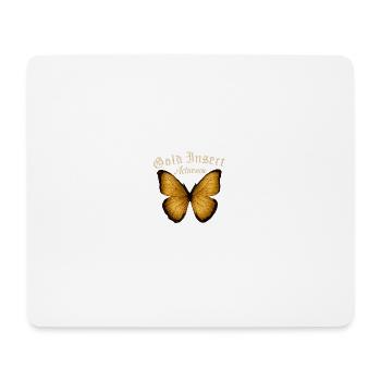 Golden Butterfly Fans Active Gift Idea - Mouse Pad (horizontal) - white - Front