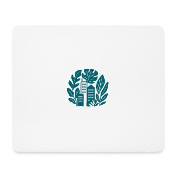 Green cityscape UrbanMix - Mouse Pad (horizontal) - white - Front