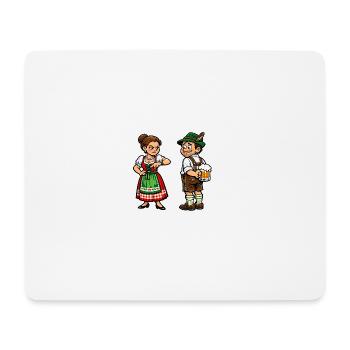 Ehe-Humor Chef & Bier - Mousepad (Querformat) - Weiß - Vorne