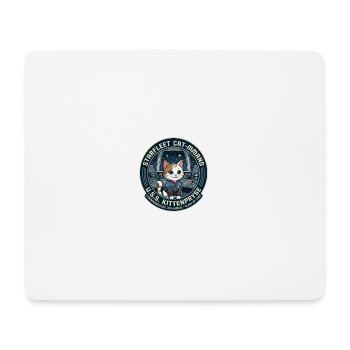 Kitty Captain Kittenpryse - Mousepad (Querformat) - Weiß - Vorne