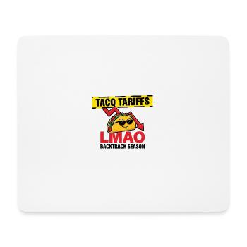 LMAO Motif des lunettes de soleil Taco - Tapis de souris (format paysage) - blanc - Devant