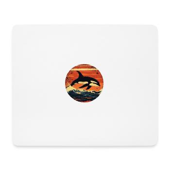 Orca - Mousepad (Querformat) - Weiß - Vorne
