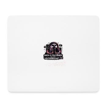 Streamer Geschenk lustiges Gaming Motiv Content Cr - Mousepad (Querformat) - Weiß - Vorne