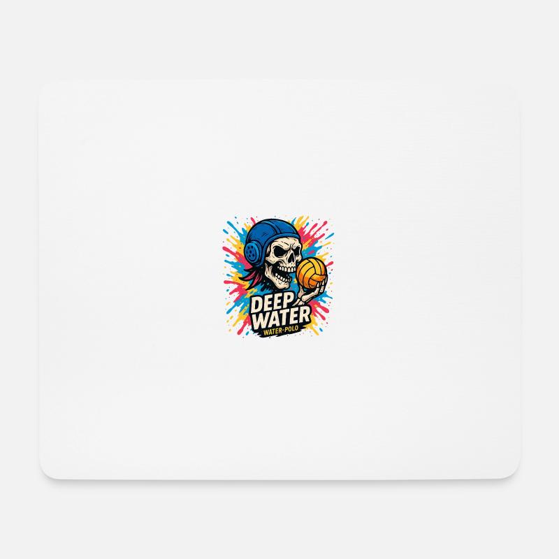 Crane DEEPWATER Water Polo - Mouse Pad (horizontal) - white