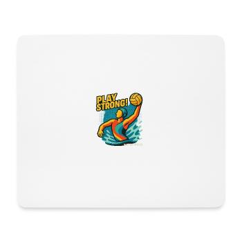 Polo Aquatique Puissance - Tapis de souris (format paysage) - blanc - Devant