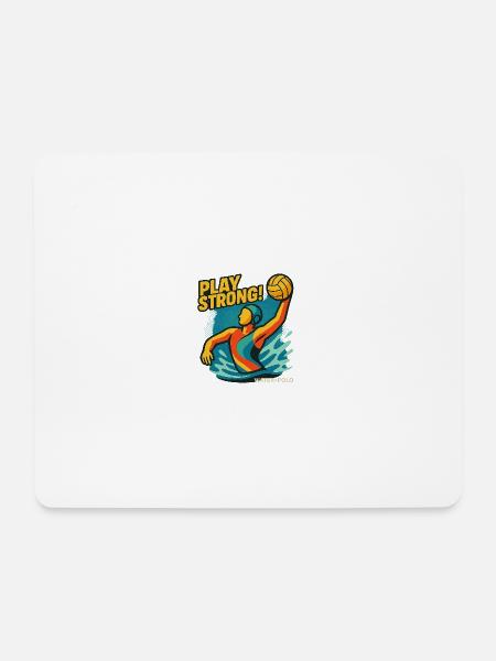 Power Water Polo - Mouse Pad (horizontal) - white