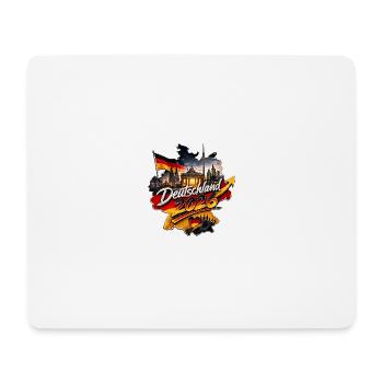 Deutschland_2026 - Mousepad (Querformat) - Weiß - Vorne