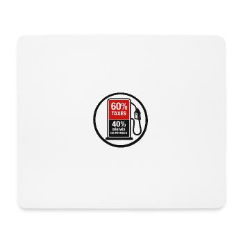 60% de taxes - Tapis de souris (format paysage) - blanc - Devant
