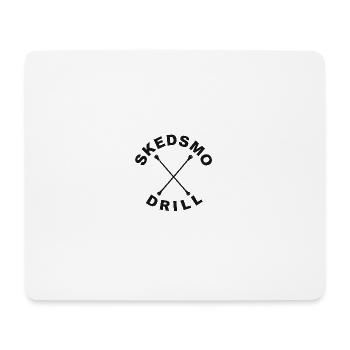 Tiges de forage croisées Skedsmo Drill - Tapis de souris (format paysage) - blanc - Devant