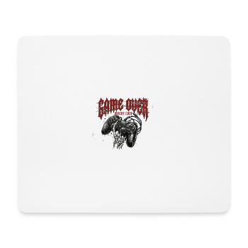 Game Over Retro Controller Grunge - Mousepad (Querformat) - Weiß - Vorne