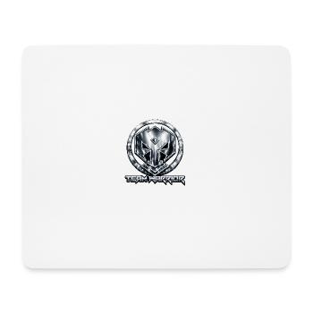 Team Warrior Metal Emblem - Mouse Pad (horizontal) - white - Front