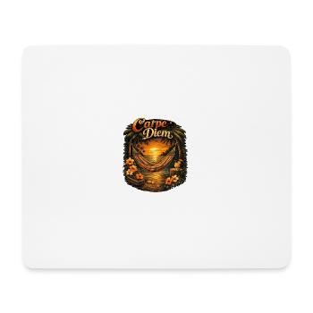 Carpe Diem Strandtraum - Mousepad (Querformat) - Weiß - Vorne