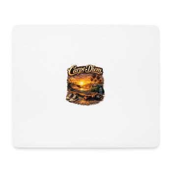 Carpe Diem Skate Sonnenuntergang - Mousepad (Querformat) - Weiß - Vorne