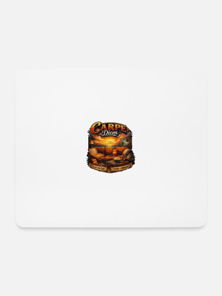 Carpe Diem Sunset Lounge - Mousepad (Querformat) - Weiß