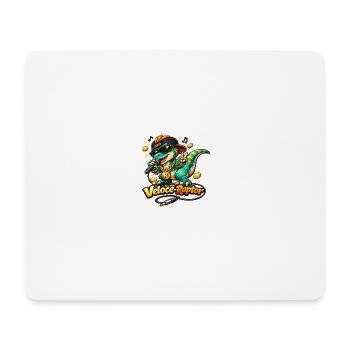 Veloce Raptor Rapper - Mousepad (Querformat) - Weiß - Vorne