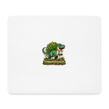 Spinatosaurus - Mousepad (Querformat) - Weiß - Vorne