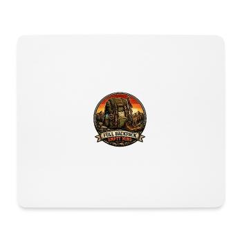 Full Backpack, Empty Mind, Hiking Shirt and gift - Mouse Pad (horizontal) - white - Front