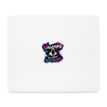 Vagabond Ghost Graffiti - Mouse Pad (horizontal) - white - Front
