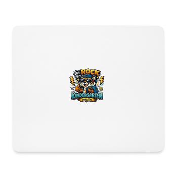 Ich rock den Kindergarten jeden Tag - Mousepad (Querformat) - Weiß - Vorne