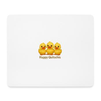 Joyeux Quitschis - Tapis de souris (format paysage) - blanc - Devant