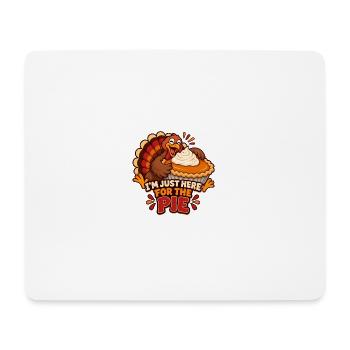Verspielter Truthahnkuchen-Zinger - Mousepad (Querformat) - Weiß - Vorne