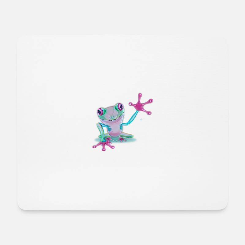 frog - Mouse Pad (horizontal) - white