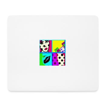 Pop art - Mousepad (Querformat) - Weiß - Vorne
