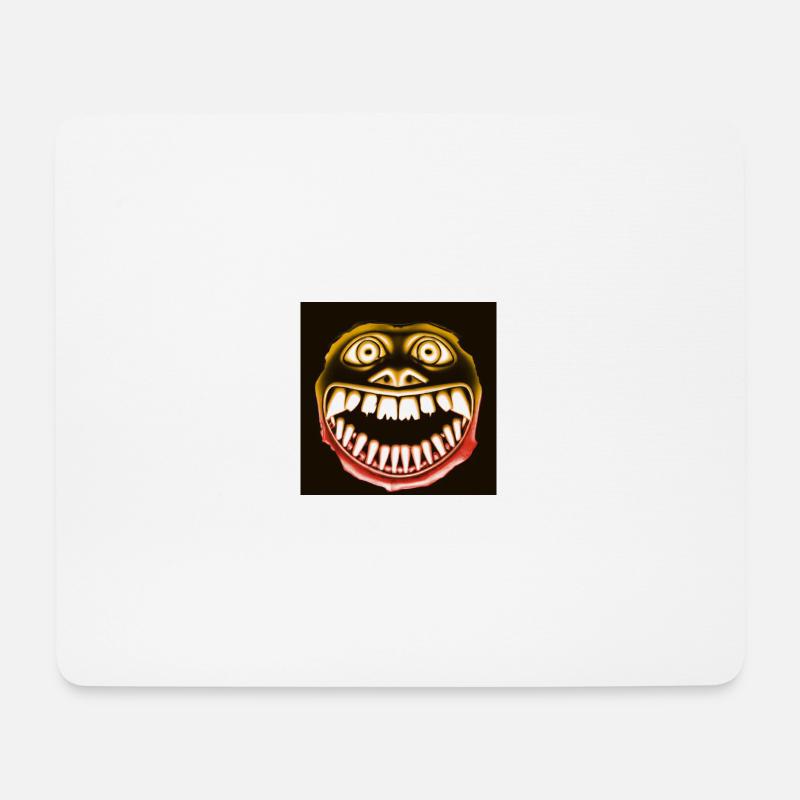 Kreativ & Effizient Horror Grinser - Mousepad (Querformat) - Weiß