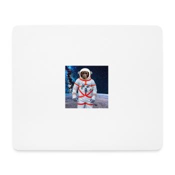 Monkey in space - Mouse Pad (horizontal) - white - Front