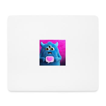 Monster LoveSign - Mousepad (Querformat) - Weiß - Vorne