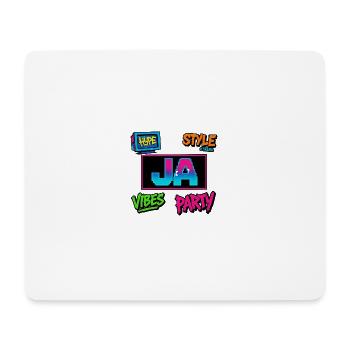 Pixel Vibes Ja - Mousepad (Querformat) - Weiß - Vorne