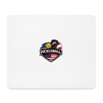 Pickleball USA - Mousepad (Querformat) - Weiß - Vorne