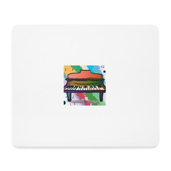 Colourful piano - Mouse Pad (horizontal) - white - Front