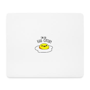 Egg-Cited Design - Mouse Pad (horizontal) - white - Front