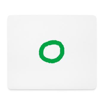 Cercle Manch - Tapis de souris (format paysage) - blanc - Devant