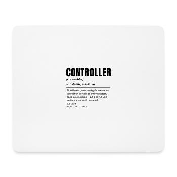 Finanz Controller Rechnungswesen Beruf Idee - Mousepad (Querformat) - Weiß - Vorne