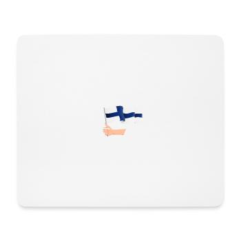 Mein Traum Finnland Urlaub Skandinavien - Mousepad (Querformat) - Weiß - Vorne