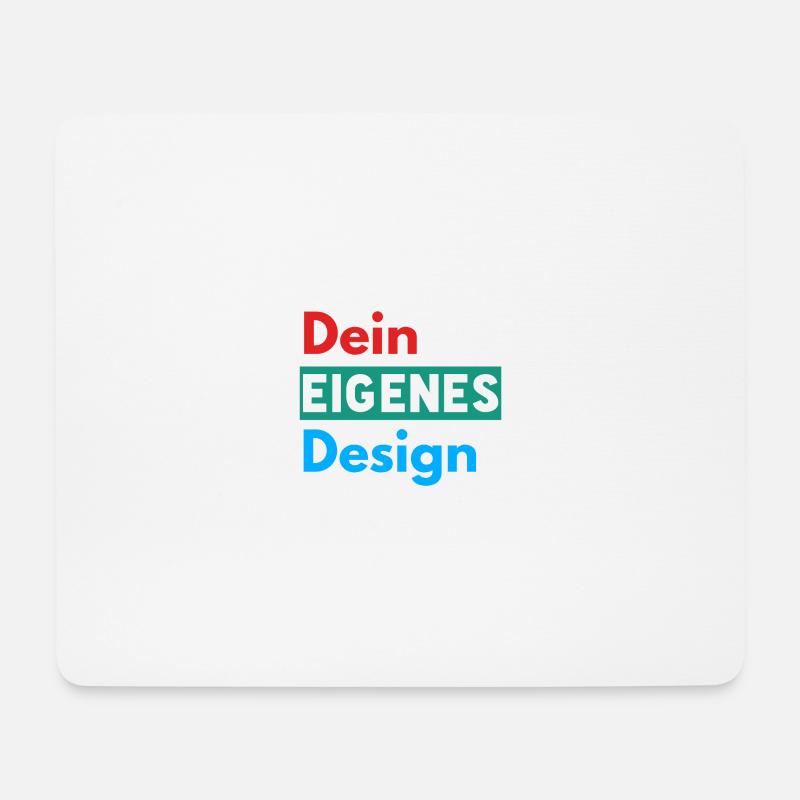 Dein Eigenes Design - Mousepad (Querformat) - Weiß