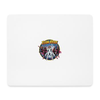 Team Bride Superhelden-Crew - Mousepad (Querformat) - Weiß - Vorne