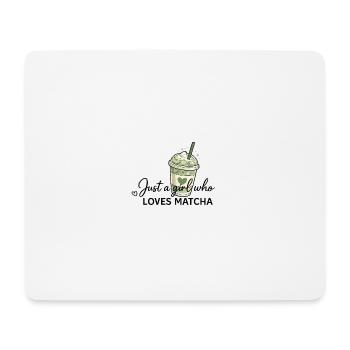 Une seule fille aime le matcha - Tapis de souris (format paysage) - blanc - Devant