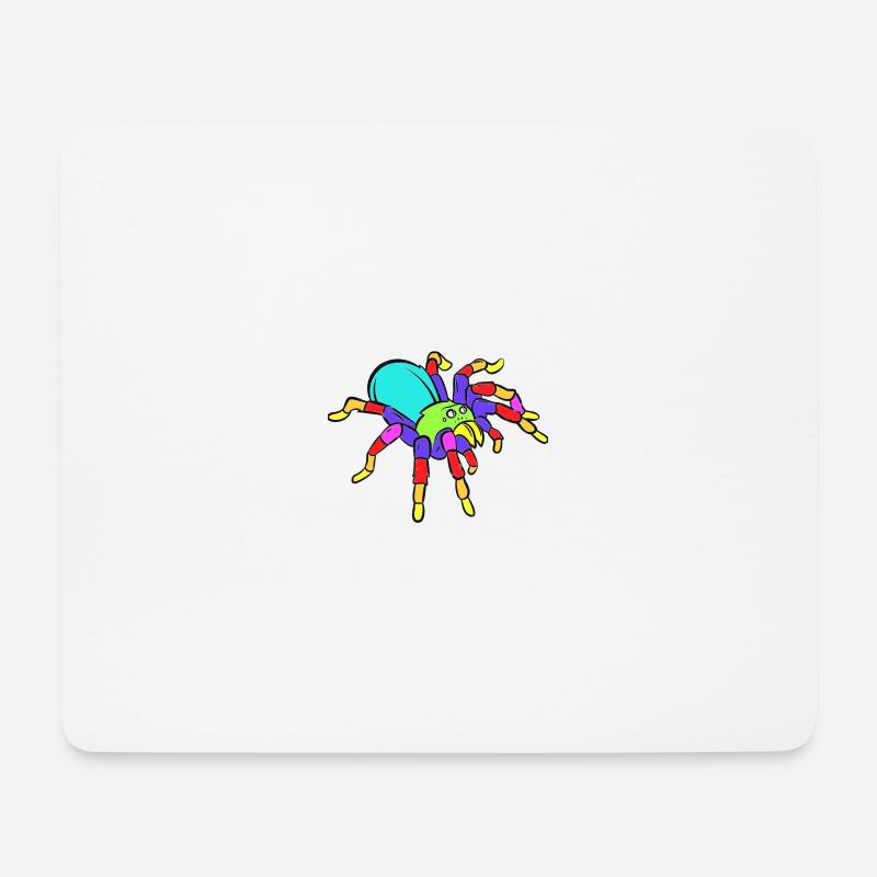 Spider Funny - Mousepad (Querformat) - Weiß