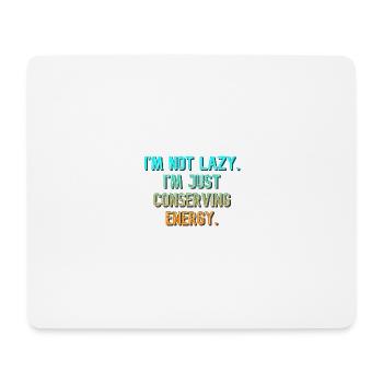 Energy Saver - Mouse Pad (horizontal) - white - Front