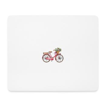 Vintage Netherlands Holland Bicycle Amsterdam - Mouse Pad (horizontal) - white - Front