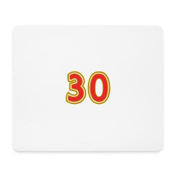 30. 30 YEARS. 30th ANNIVERSARY. 30 YEARS ANNIVERSARY. - Mouse Pad (horizontal) - white - Front